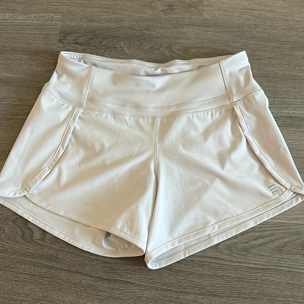 Free fly light gray athletic shorts